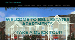 Desktop Screenshot of bellestatesapts.com